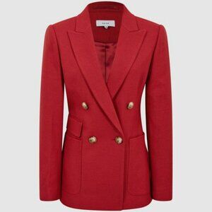 Reiss Lola Double Breasted Blazer size US 8 / UK 12